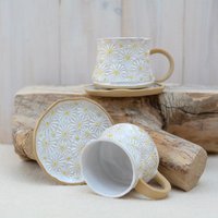 200Ml Frühling Gänseblümchen Teetasse Mit Untertasse 200Ml Frühling Gänseblümchen Teetasse Mit Untertasse von DaisyTableware