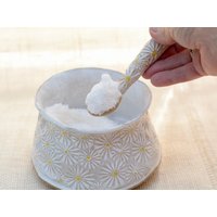 Große Zuckerdose Mit Schaufel Gänseblümchen Blumenmuster Große Zuckerdose Mit Schaufel Gänseblümchen Blumenmuster von DaisyTableware