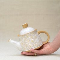 Keramik Teekanne 500 Ml Daisy Blumenmuster von DaisyTableware