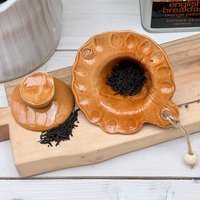 Keramik Teesieb Mit Deckel von DaisyTableware