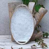 Obstkorb Mit Griffen Strukturiertes Marguerite Blumenmuster von DaisyTableware