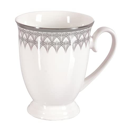 Ambition Kaffeebecher Porzellan Diana style 3 300 ml Trinkbecher Teebecher Tasse auf Fuß Porzellangriff modern elegant Ambition Kaffeebecher Porzellan Diana style 3 300 ml Trinkbecher Teebecher Tasse auf Fuß Porzellangriff modern elegant von Dajar