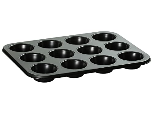 Dajar AMBITION Muffinform Muffin Backform Lakritze 12 Muffins Mini Muffins Backblech Cupcake Karbonstahl Antihaftbeschichtet Non Stick Dajar AMBITION Muffinform Muffin Backform Lakritze 12 Muffins Mini Muffins Backblech Cupcake Karbonstahl Antihaftbeschichtet Non Stick von Dajar
