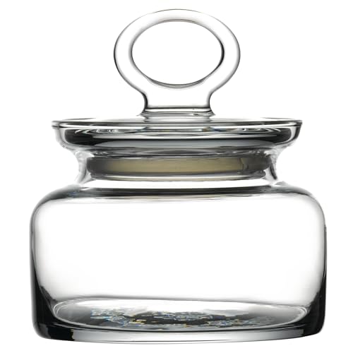 Dajar Glasbehälter mit Deckel, Glas, 0.5 L, Transparent, 13,6 x 11,8 cm von Dajar