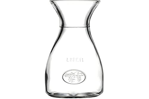 Dajar Karaffe 1 l Bacchus, Glas, Transparent, 10,3 x 10,3 x 26,2 cm von Cosecha Privada