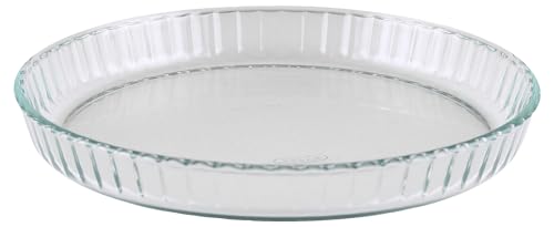 Dajar 1040902 Pyrex Tarteform, Glas, Transparent, 28x28x3.5 cm, 1.4 L, 1 Einheiten von Pyrex