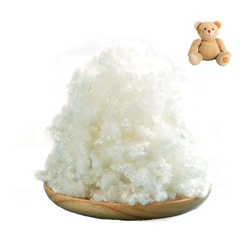 Dajiaxingxing 100 g/300 g Polyesterfaser-Füllung zum Basteln und Häkeln, Spielzeugfüllung für Stricktiere, Kissen, Sitzsäcke (maschinenwaschbares Polyfill) (3) von Dajiaxingxing