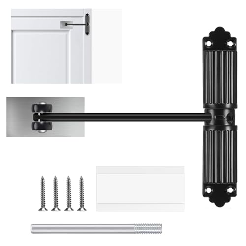 Dajidafu Automatischer Türschließer, Türschließer Gartentor 170 * 32mm Einstellbare Schließkraft Türschließer Gartentorschließer mit 4 Schrauben und Einstellstangen Door Closer für Meisten Türen von Dajidafu