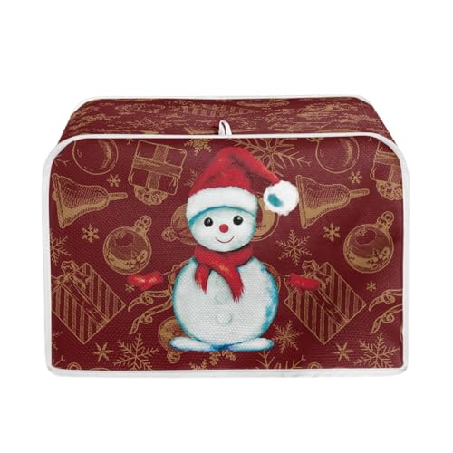 Dajingkj Abdeckhaube für 4 Scheiben-Doppelschlitz-Toaster für Dekoration Waschbare Kleingeräte Dekorative Abdeckung Toaster Brot Maker Maschine Organizer Tasche von Dajingkj