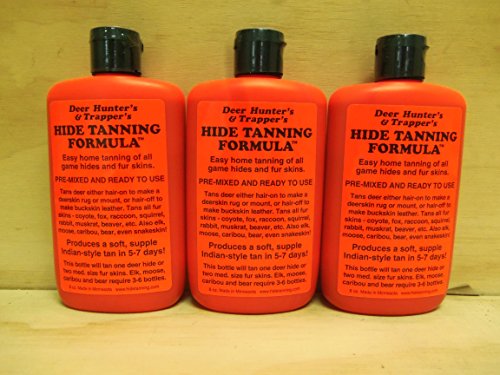 3 Stück Deer Hunter's & Trappers Hide Tanning Formula 237 ml 3 Stück Deer Hunter's & Trappers Hide Tanning Formula 237 ml von DakotaLine