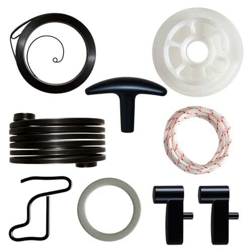Dakule Seilzugstarter-Reparatur-Set für Stihl BG56C BG86C SH86C SH56C Laubbläser, inklusive Rückspulfeder, Startfeder, Federträger, Klauen, Unterlegscheibe, Starterseil und Griff Dakule Seilzugstarter-Reparatur-Set für Stihl BG56C BG86C SH86C SH56C Laubbläser, inklusive Rückspulfeder, Startfeder, Federträger, Klauen, Unterlegscheibe, Starterseil und Griff von Dakule