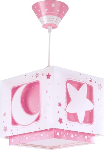 Dalber 63232S Hängeleuchte Rosafarbener Mond Kinderzimmer Lampe Leuchte, Rosa von Dalber