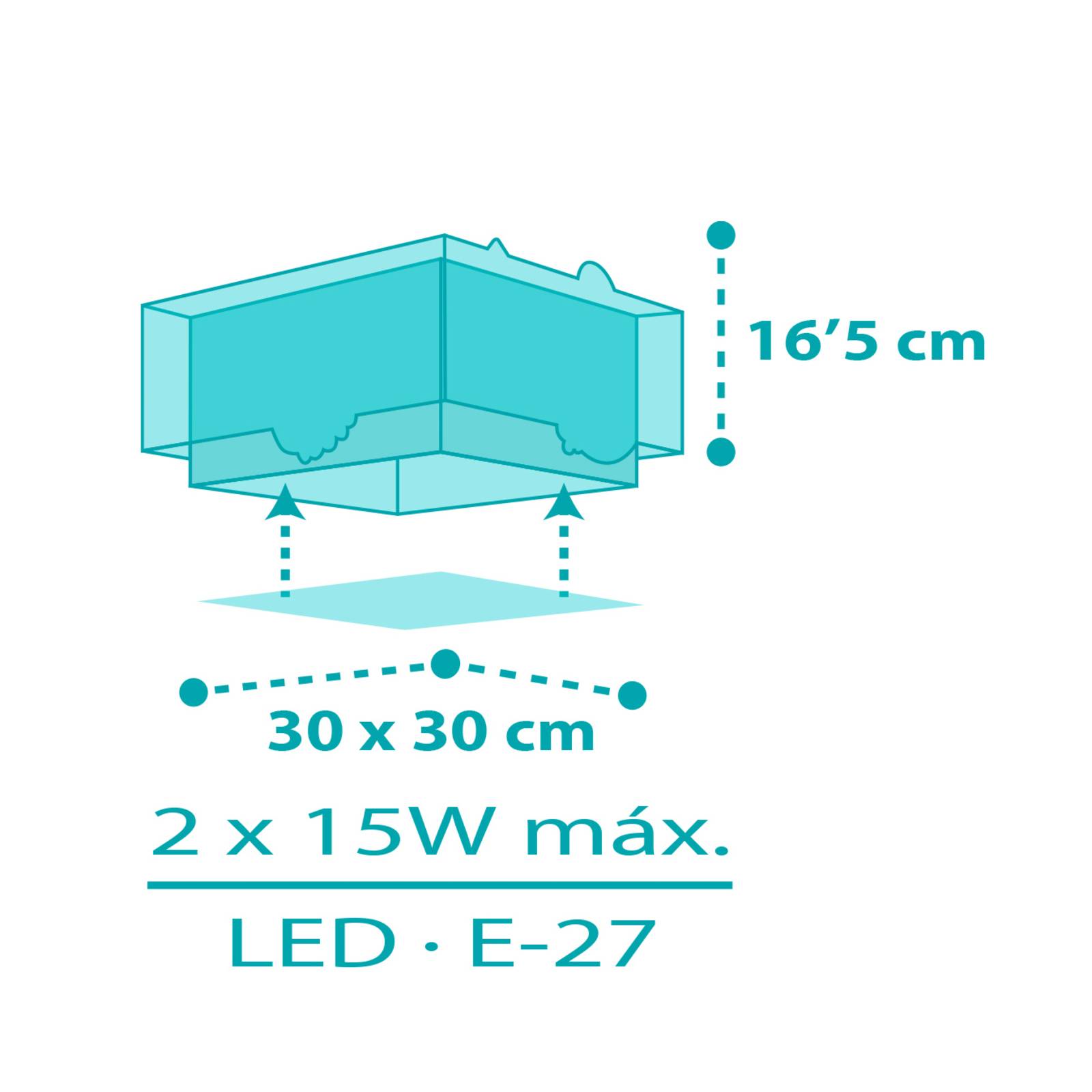 Dalber Happy Jungle Deckenlampe für Kinderzimmer von Dalber