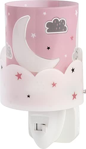 Dalber Nachtlicht Steckdose Kind Baby, LED Nachtlicht für Kinderzimmer, Moon Mond und Sterne Rose Dalber Nachtlicht Steckdose Kind Baby, LED Nachtlicht für Kinderzimmer, Moon Mond und Sterne Rose von Dalber