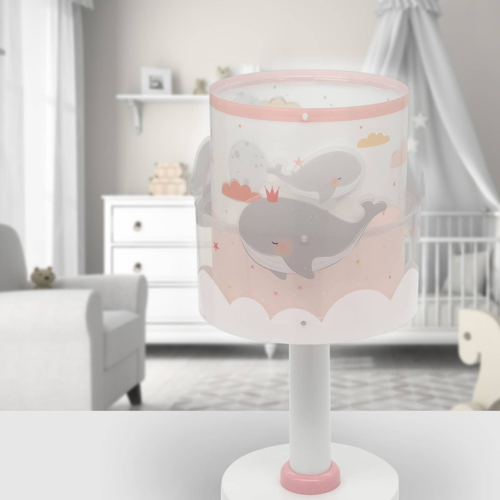 Dalber Whale Dreams Tischleuchte, pink Dalber Whale Dreams Tischleuchte, pink von Dalber