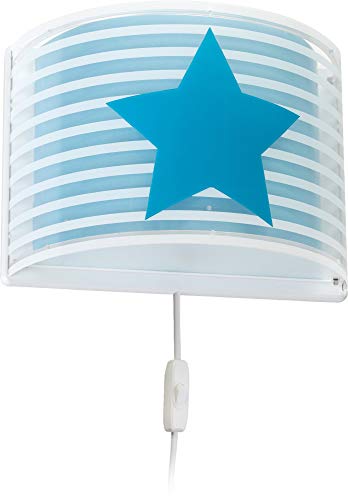 Dalber kinder Wandlampe, Kinderlampe Wandleuchte Light Feeling Stern Blau von Dalber