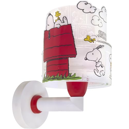 Dalber kinder Wandlampe, Kinderlampe Wandleuchte Snoopy, 76309, E27 von Dalber