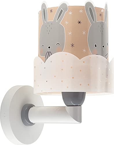 Dalber kinder Wandlampe, Kinderlampe Wandleuchte Wolken Baby Bunny Rose von Dalber