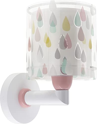 Dalber kinder Wandlampe kinderzimmer Kinderlampe Wandleuchte Tropfen Wasser Farben Color Rain, 41439, E27 von Dalber