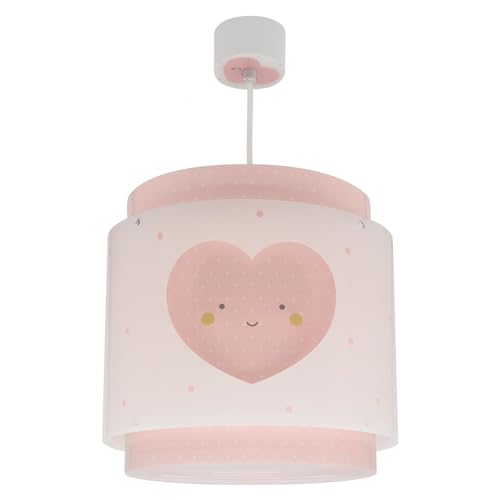 Dalber Lampe kinderzimmer, kinderlampe Pendelleuchte Hängelampe, Deckenleuchte Kinder, Deckenlampe kinderzimmer Baby Dreams Herz Rosa, 76012S, E27 Dalber Lampe kinderzimmer, kinderlampe Pendelleuchte Hängelampe, Deckenleuchte Kinder, Deckenlampe kinderzimmer Baby Dreams Herz Rosa, 76012S, E27 von Dalber