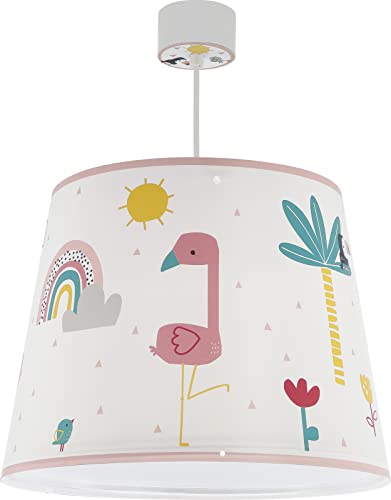 Dalber kinderlampe Pendelleuchte Hängelampe Flamingo Flämisch Tiere, Rose von Dalber