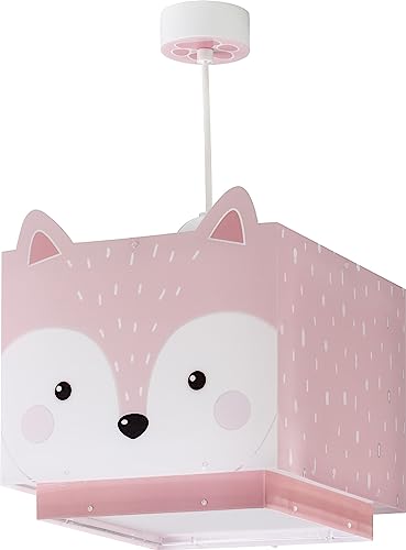 Dalber kinderlampe Pendelleuchte Hängelampe Little Fox Fuchs Tiere, Rose von Dalber