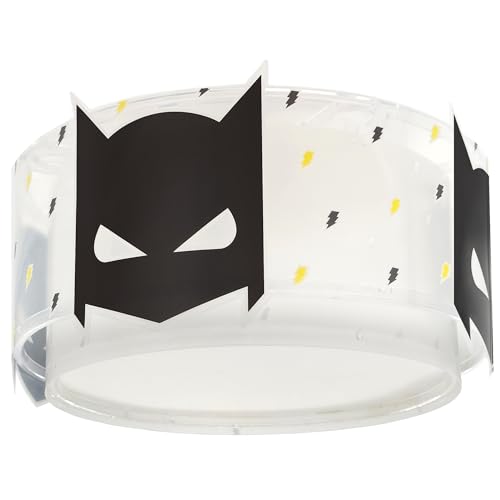 Deckenleuchte für Kinder Infantil Dark Hero Superheld, Schwarz von Dalber