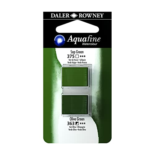 Aquafine H/P Blister 16 saftgrün/oliv von Daler Rowney