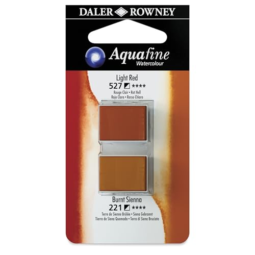 Aquafine H/P Blister-Set 18 hellrot/gebrannte Sienna Aquafine H/P Blister-Set 18 hellrot/gebrannte Sienna von Daler Rowney