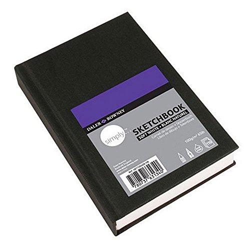 Cachet Daler-Rowney Simply Sketchbook - 65lb 110 Sheet Hardbound Book - Extra White - 4x6 by von Daler Rowney