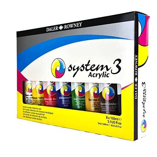 Daler Rowney DR ADASY3JSS System 3 Acrylfarbe-Auswahlset Daler Rowney DR ADASY3JSS System 3 Acrylfarbe-Auswahlset von Daler Rowney