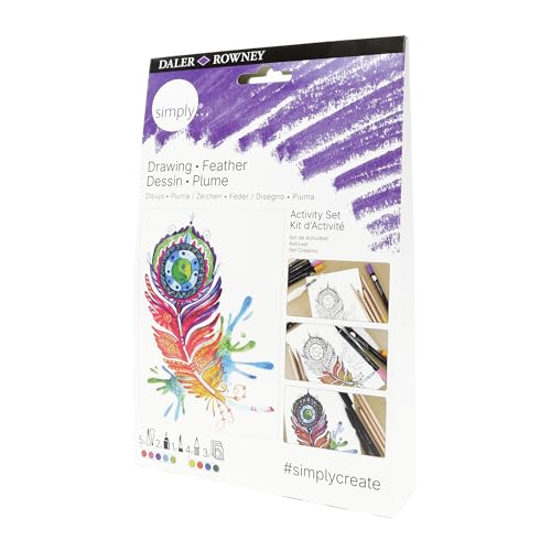 Daler-Rowney Simply Value Activity Set, Acrylfarben Pouring, Malset von Daler Rowney
