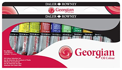 DR Georgian Oil Colour RDAGOCSES Ölfarben-Set von Daler Rowney