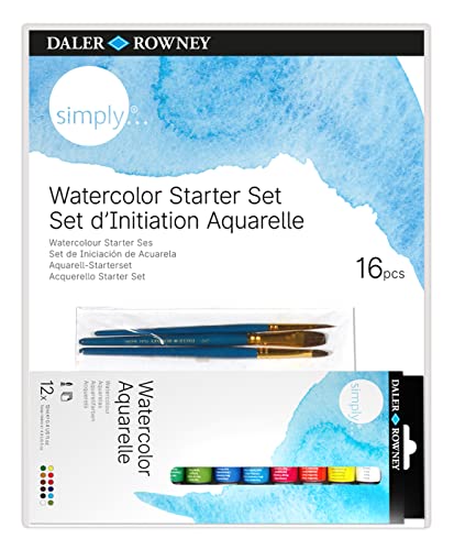 Daler Rowney 134500005 - Simply Watercolour Starter Set von Daler Rowney