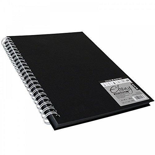 Daler-Rowney A3 180 gsm Hochformat Papier Spirale Buch – Schwarz von Daler Rowney