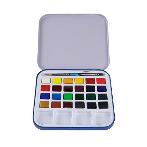 Daler Rowney Aquafine Auquarellfarben für Unterwegs, 24 Stück, beige von Daler Rowney