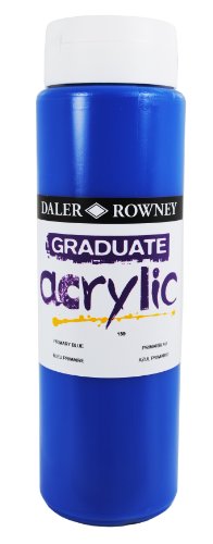 Daler - Rowney Graduate Acrylfarbe, 500 ml, Primary-Blau von Daler Rowney