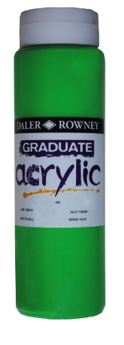 Daler-Rowney Graduate Acrylfarbe, 500-ml-Flasche, Blattgrün Daler-Rowney Graduate Acrylfarbe, 500-ml-Flasche, Blattgrün von Daler Rowney