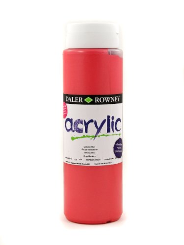 Daler-Rowney Graduate Acrylfarbe, 500-ml-Flasche, Metallic Rot Daler-Rowney Graduate Acrylfarbe, 500-ml-Flasche, Metallic Rot von Daler Rowney