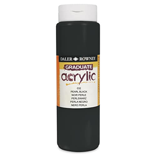 Daler-Rowney Graduate Acrylfarbe, 500-ml-Flasche, Pearl Black Daler-Rowney Graduate Acrylfarbe, 500-ml-Flasche, Pearl Black von Daler Rowney