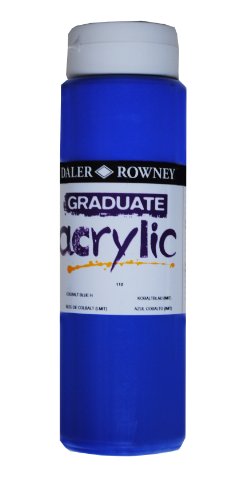 Daler-Rowney Graduate Acrylics, 500 ml, Farbe: Blau von Daler Rowney