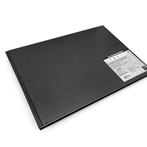 Daler Rowney Künstler-Skizzenbuch, Ebenholz, Querformat, 54 Seiten, säurefrei, schwarzer Einband Daler Rowney Künstler-Skizzenbuch, Ebenholz, Querformat, 54 Seiten, säurefrei, schwarzer Einband von Daler Rowney