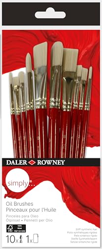 Daler Rowney Simply 10-teiliges Ölpinsel-Set Daler Rowney Simply 10-teiliges Ölpinsel-Set von Daler Rowney