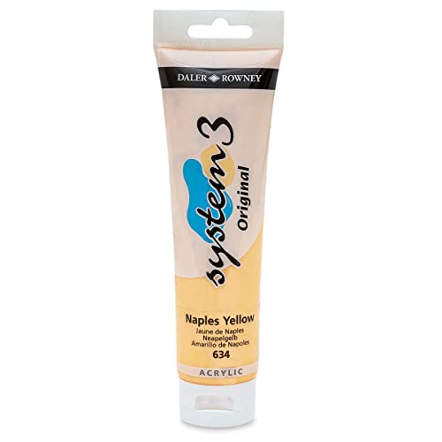 Daler-Rowney System 3 Acrylfarbe, Tube, 150 ml Tube – Neapel Gelb Daler-Rowney System 3 Acrylfarbe, Tube, 150 ml Tube – Neapel Gelb von Daler Rowney