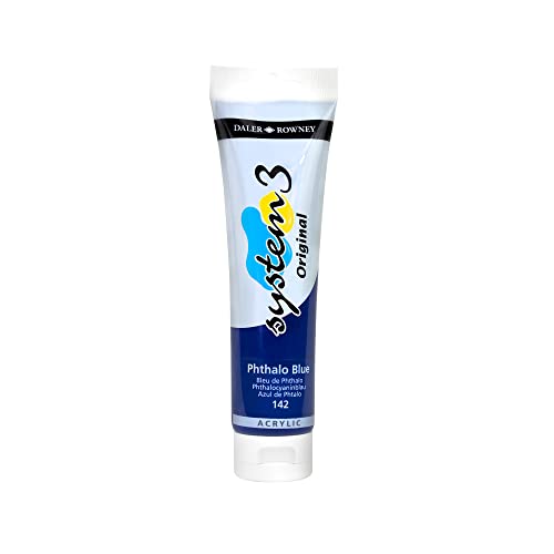 Daler-Rowney System 3 Acrylfarbe, Tube, 150 ml Tube – Phthalo Blau Daler-Rowney System 3 Acrylfarbe, Tube, 150 ml Tube – Phthalo Blau von Daler Rowney