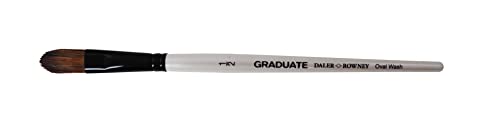 Daler Rowney Waschbürste für Graduate Pony/Synthetik, oval, Größe 1/2 von Daler Rowney