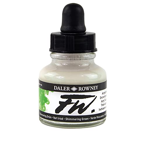FW Ink 29,5 ml schimmerndes Grün FW Ink 29,5 ml schimmerndes Grün von Daler Rowney