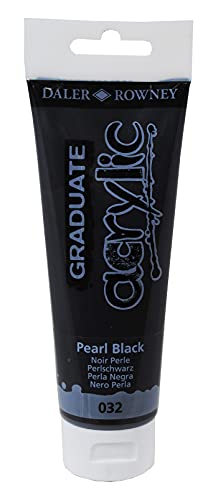 Graduate Acryl, 120 ml, Perlschwarz von Daler Rowney