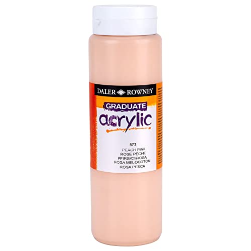 Graduate Acryl, 500 ml, Pfirsichrosa, DR123500573 von Daler Rowney