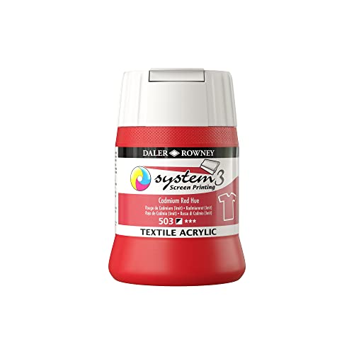 SYSTEM3 Textile SP CAD Red Farbton 250 ml von Daler Rowney